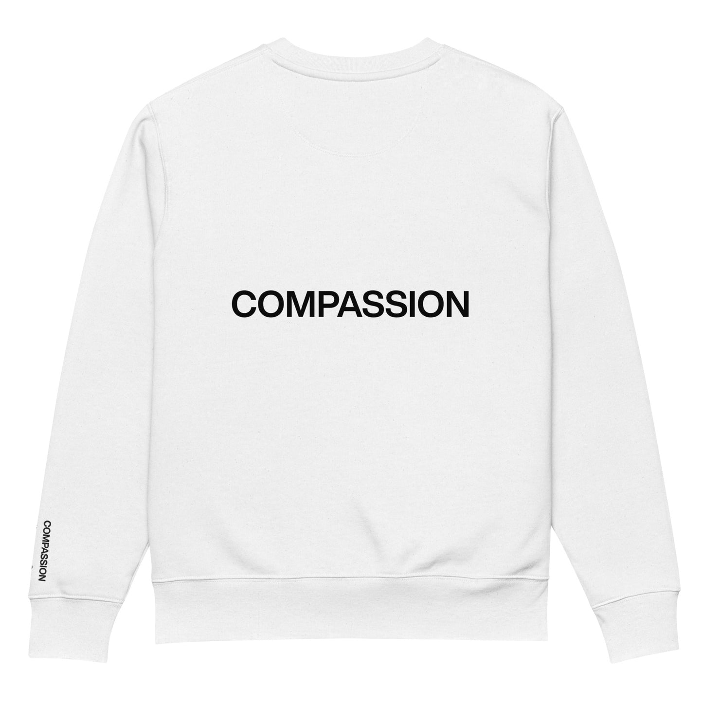 Compassion Sweatshirt - For Health For Ethics - White