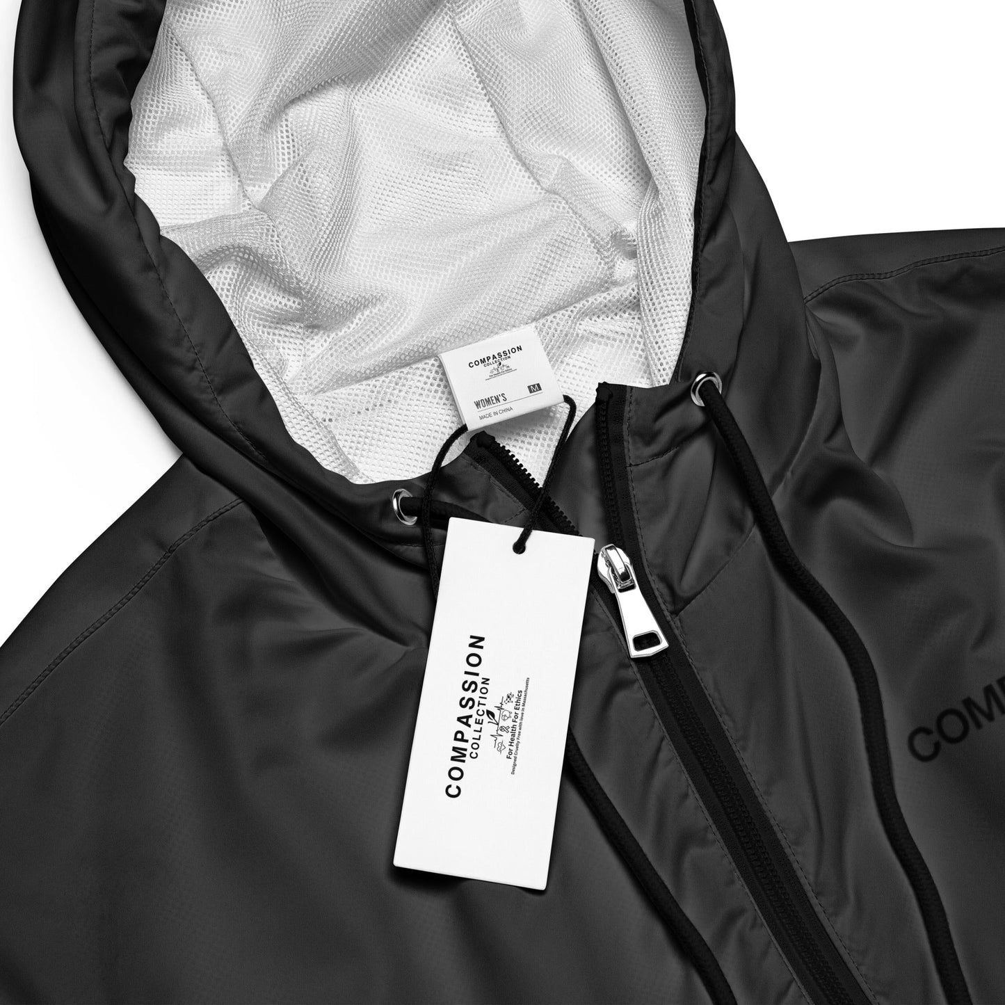 Compassion Women’s cropped windbreaker - For Health For Ethics - XS