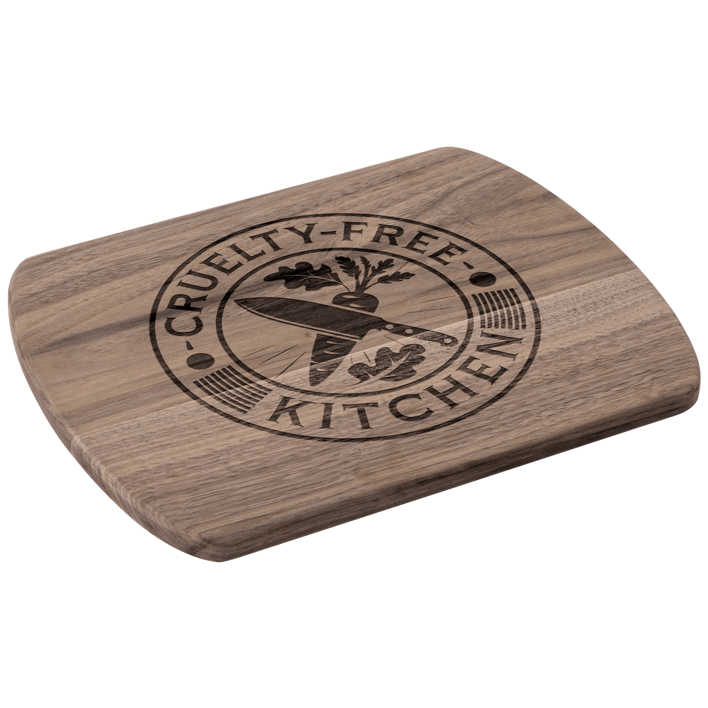 Cruelty Free Kitchen Cutting Board - For Health For Ethics - Small