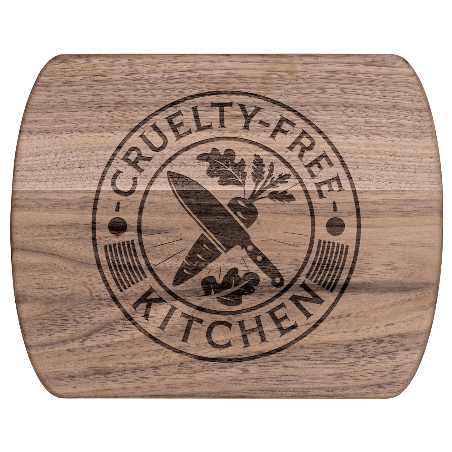 Cruelty Free Kitchen Cutting Board - For Health For Ethics - Small