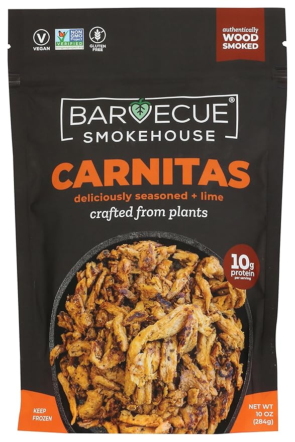 Barvecue Plant Based Carnitas, 10 OZ - For Health For Ethics - 