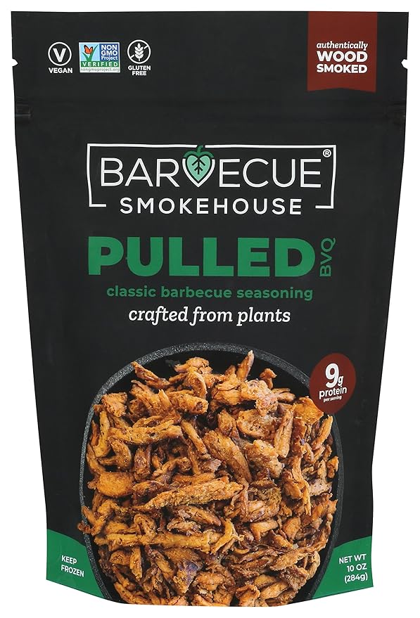 Barvecue Plant Based Pulled BVQ, 10 OZ - For Health For Ethics - 