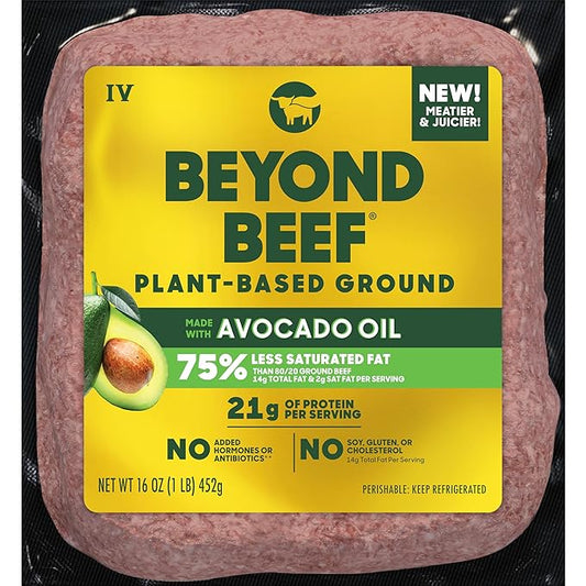 Beyond Meat Beyond Beef Plant - Based Ground 16 oz - For Health For Ethics - 