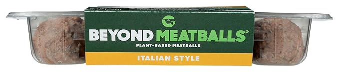 Beyond Meat Beyond Meatballs Italian Style Plant - Based Meatballs 12 ct, 10 oz (Frozen) - For Health For Ethics - 