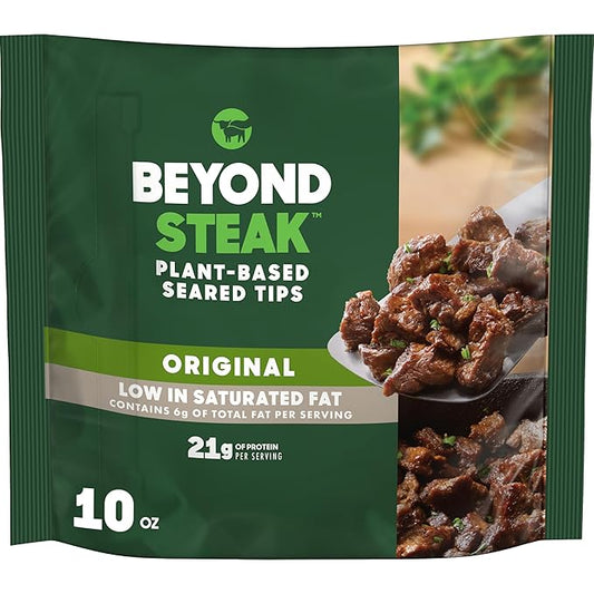 Beyond Meat Beyond Steak Plant - Based Seared Tips - For Health For Ethics - 