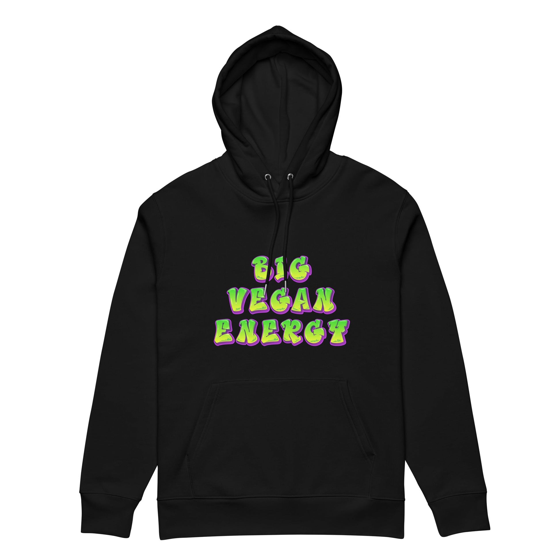 Big Vegan Energy hoodie - For Health For Ethics - Black