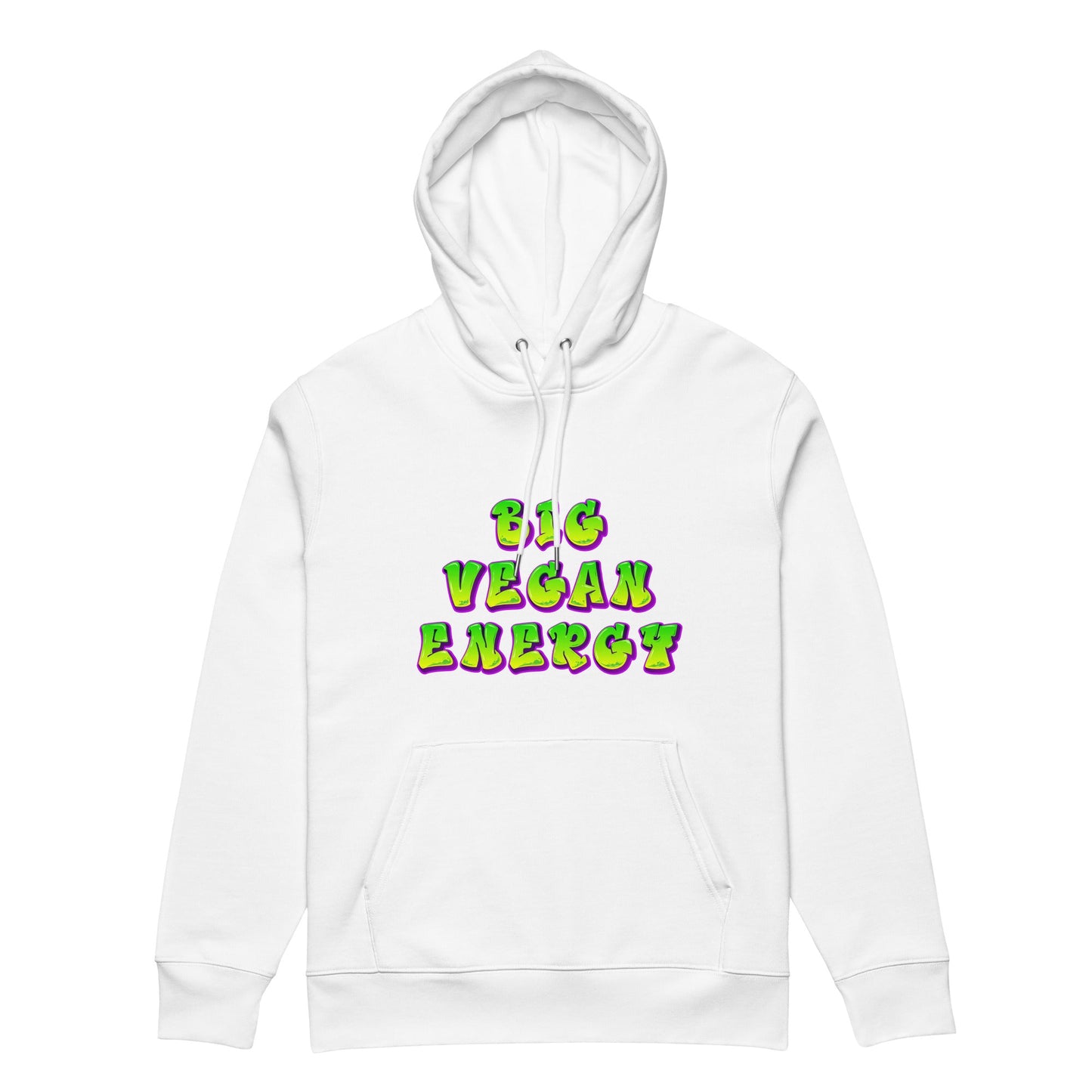 Big Vegan Energy hoodie - For Health For Ethics - White