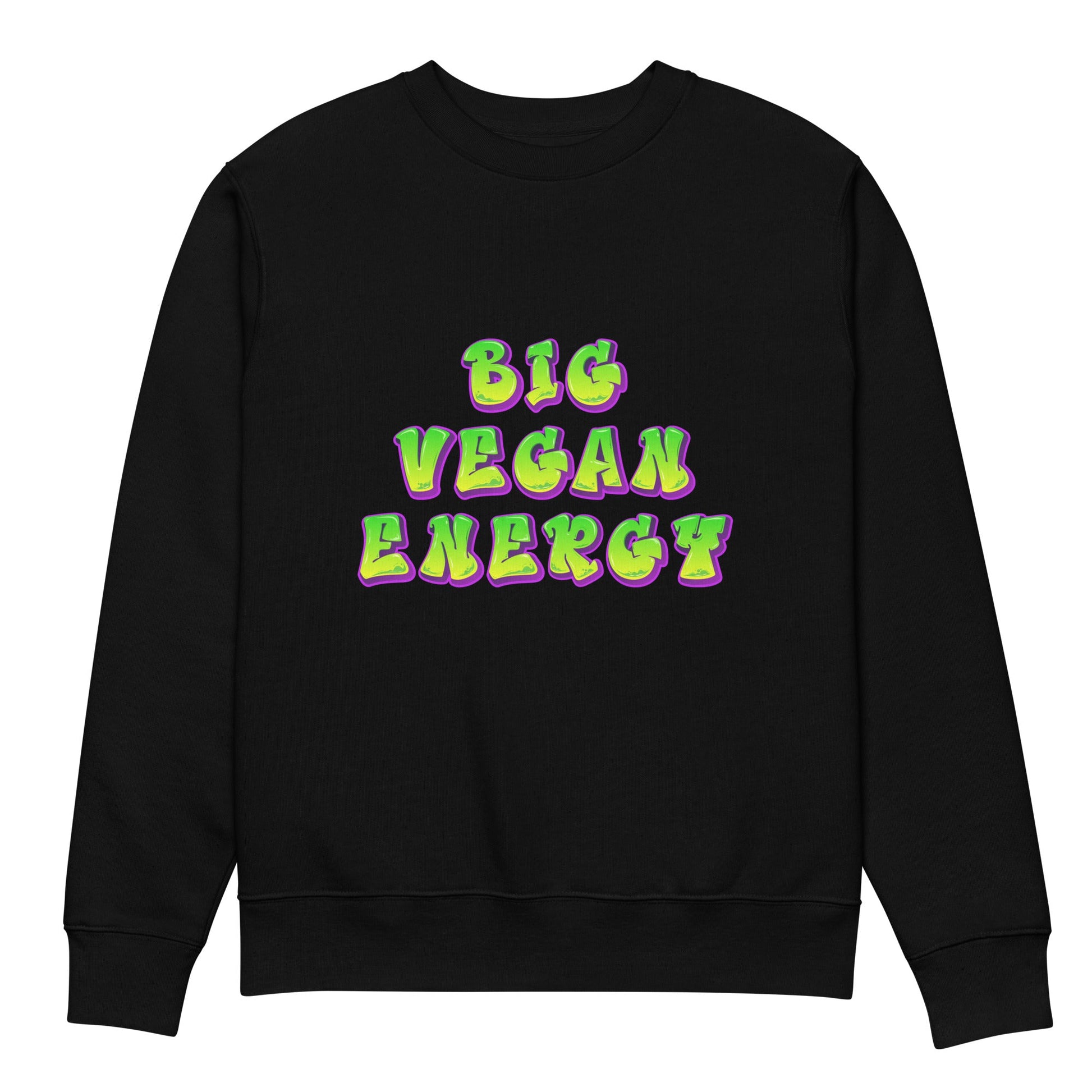 Big Vegan Energy sweatshirt - For Health For Ethics - Black