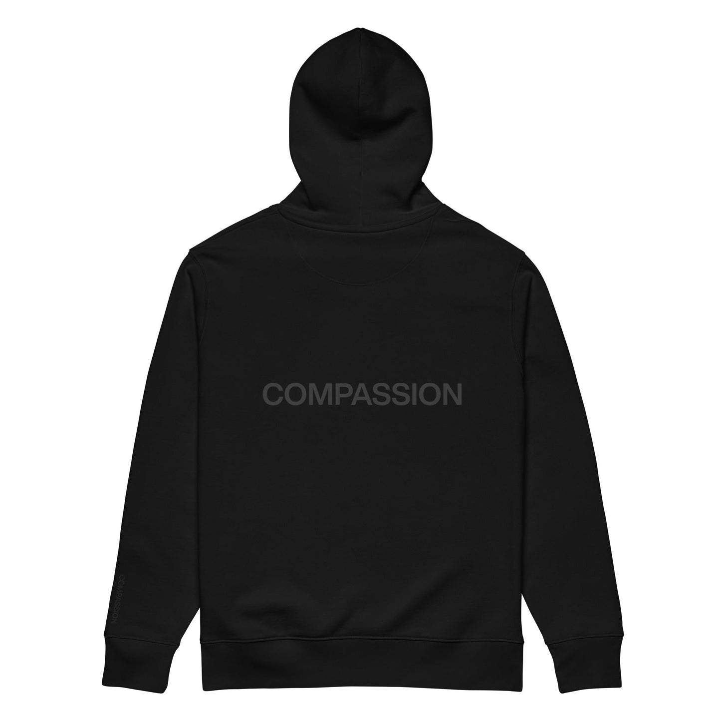 Compassion Hoodie - For Health For Ethics - Blackout