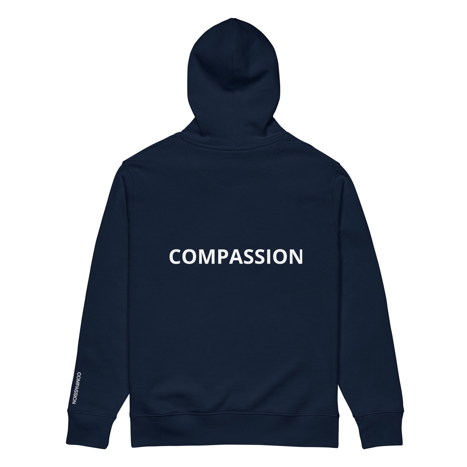 Compassion Hoodie - For Health For Ethics - French Navy