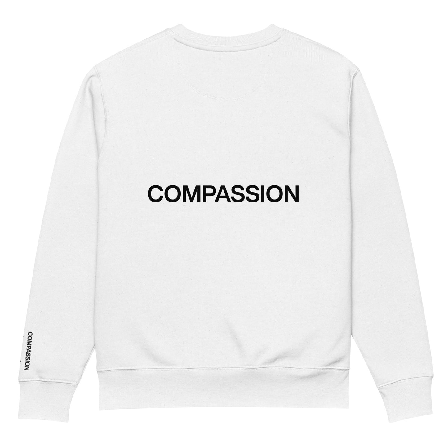 Compassion Sweatshirt - For Health For Ethics - White