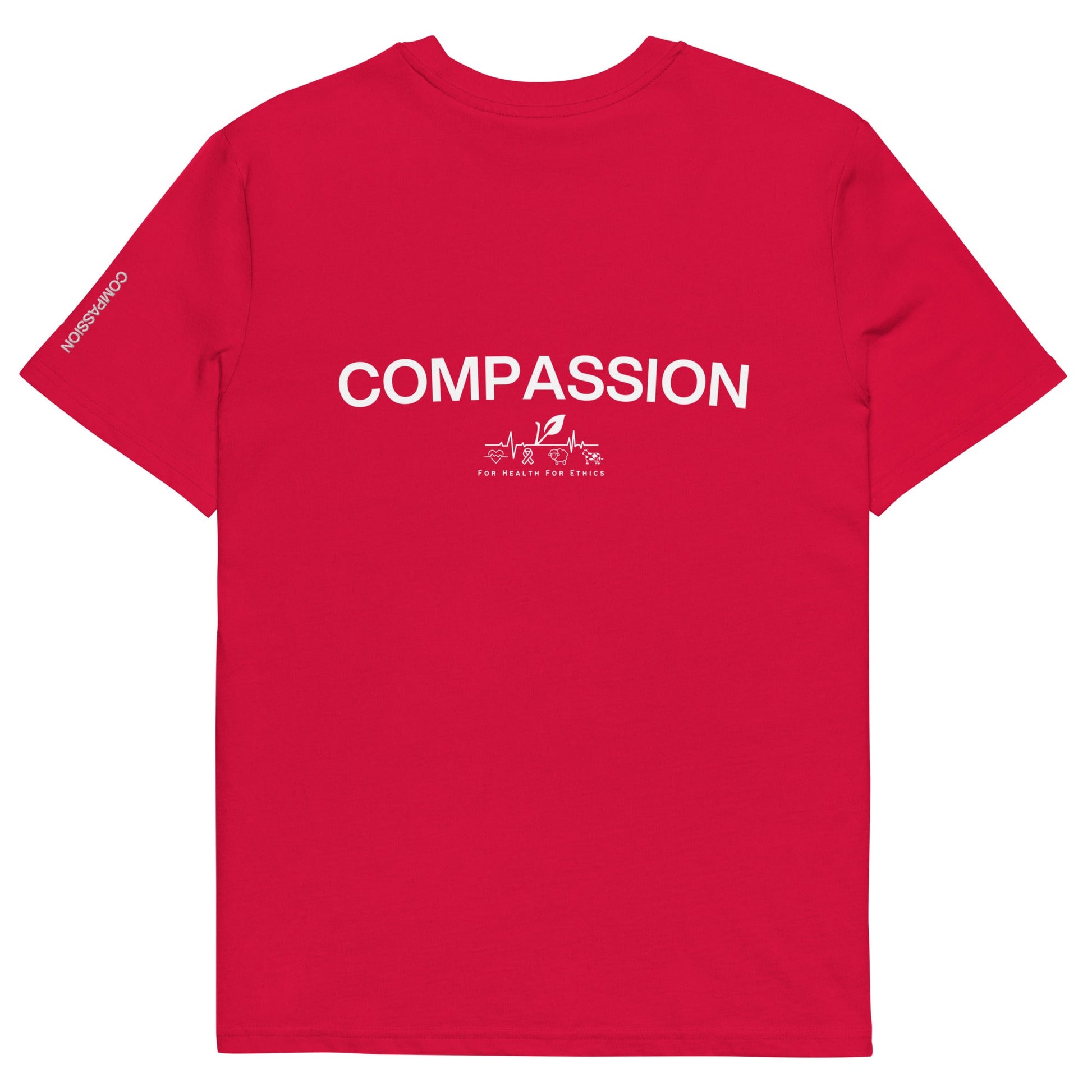 Compassion T-shirt - For Health For Ethics - Red