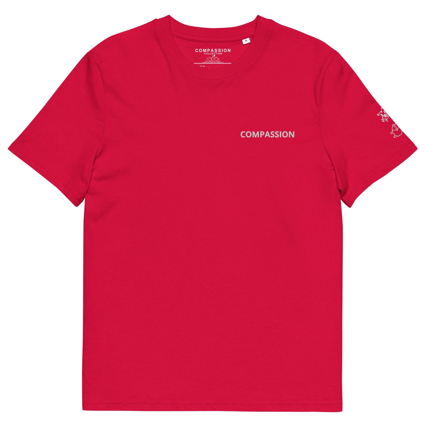 Compassion T-shirt - For Health For Ethics - Red