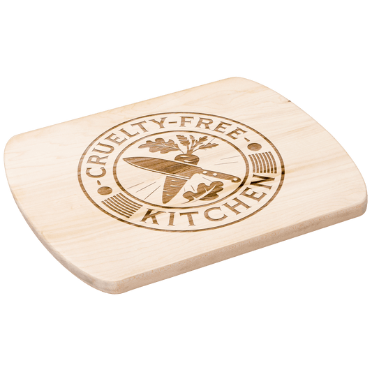 Cruelty Free Kitchen Cutting Board - For Health For Ethics - Small