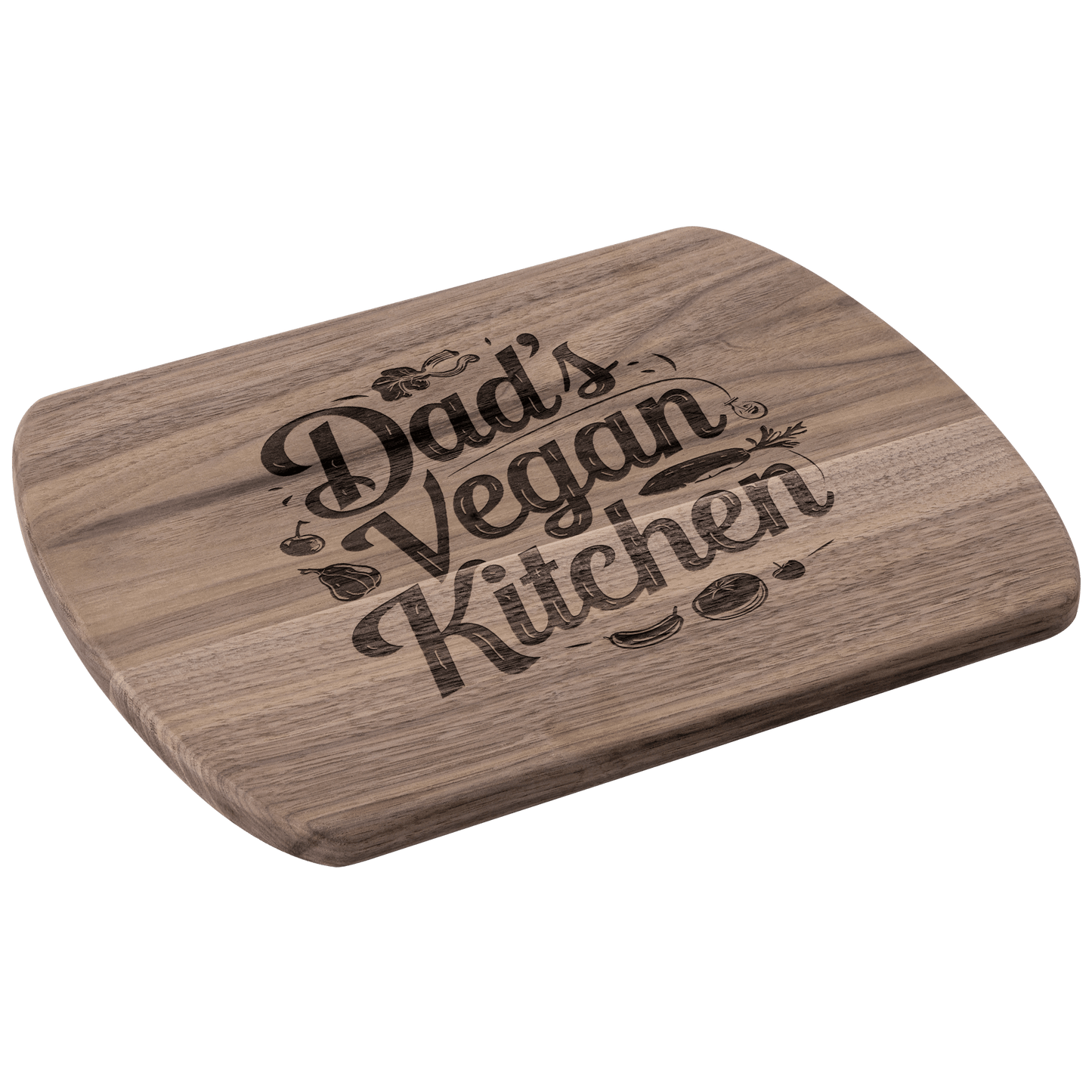 Dad's Vegan Kitchen Cutting Board - For Health For Ethics - Small