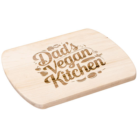 Dad's Vegan Kitchen Cutting Board - For Health For Ethics - Small