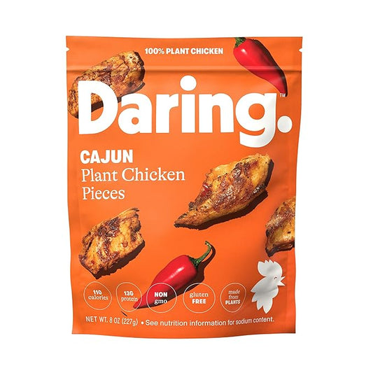 Daring Cajun Plant Chicken Pieces, 8 Oz - For Health For Ethics - 