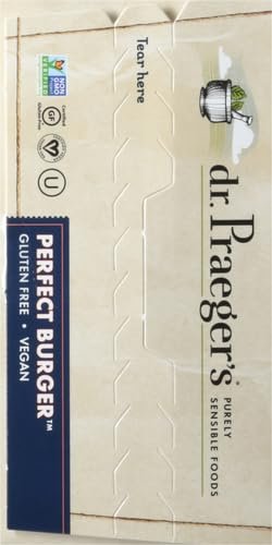 Dr. Praeger's, Perfect Burgers, 4 Ounce, 2 Count - For Health For Ethics - 