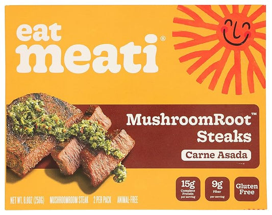 Eat Meati Carne Asada Steak Mushroom Root Protein, 8.8 OZ - For Health For Ethics - 