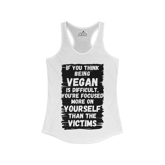 Empathy is Essential Racerback Tank - For Health For Ethics - XS
