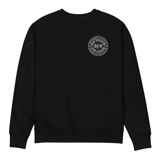 Empowering the Strong Crewneck - For Health For Ethics - Black