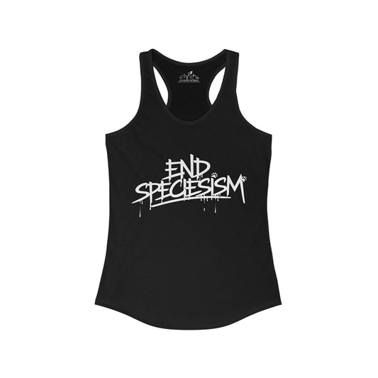 End Speciesism Racerback Tank - For Health For Ethics - XS