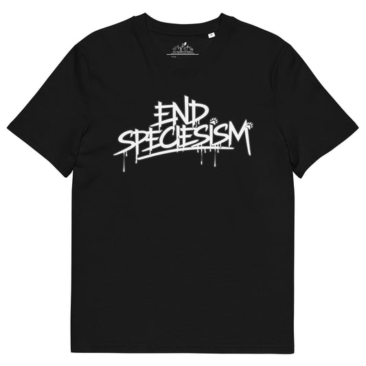 End Speciesism T-shirt - For Health For Ethics - Black