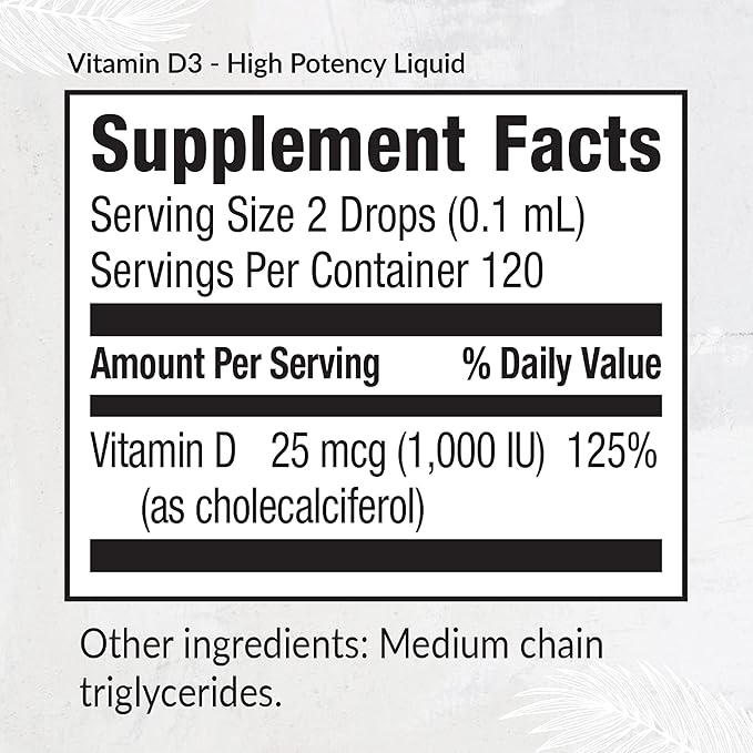 Equilife - Vitamin D3: Liquid Vitamin 3 Supplement, Immunity Support Drop, Promotes Bone Health, Helps Increase The Effectiveness of Calcium & Phosphorus, Formulated for Maximum Absorption (12 ml) - For Health For Ethics - 