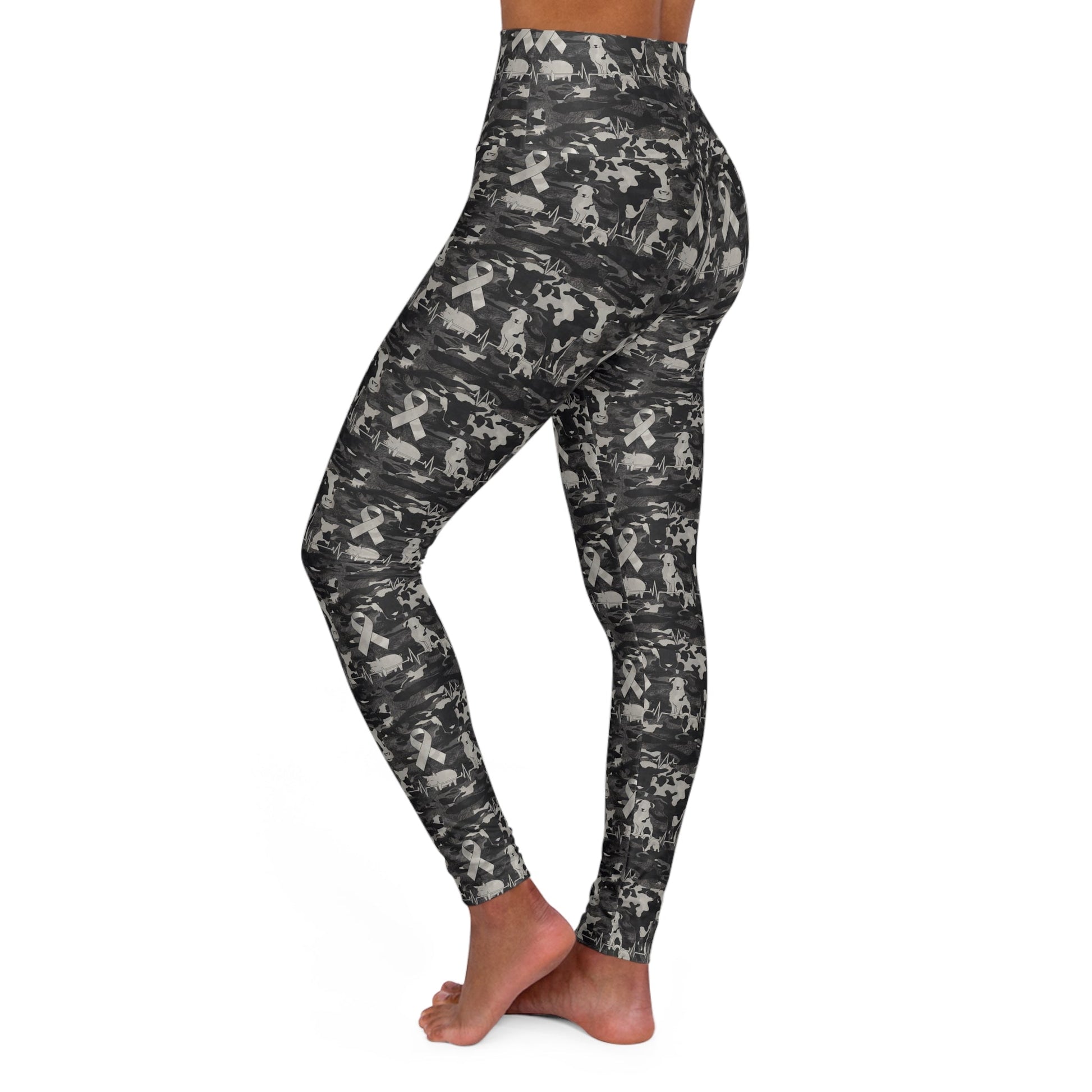 FHFE Black Camo Ultra High Rise Leggings - For Health For Ethics - XS