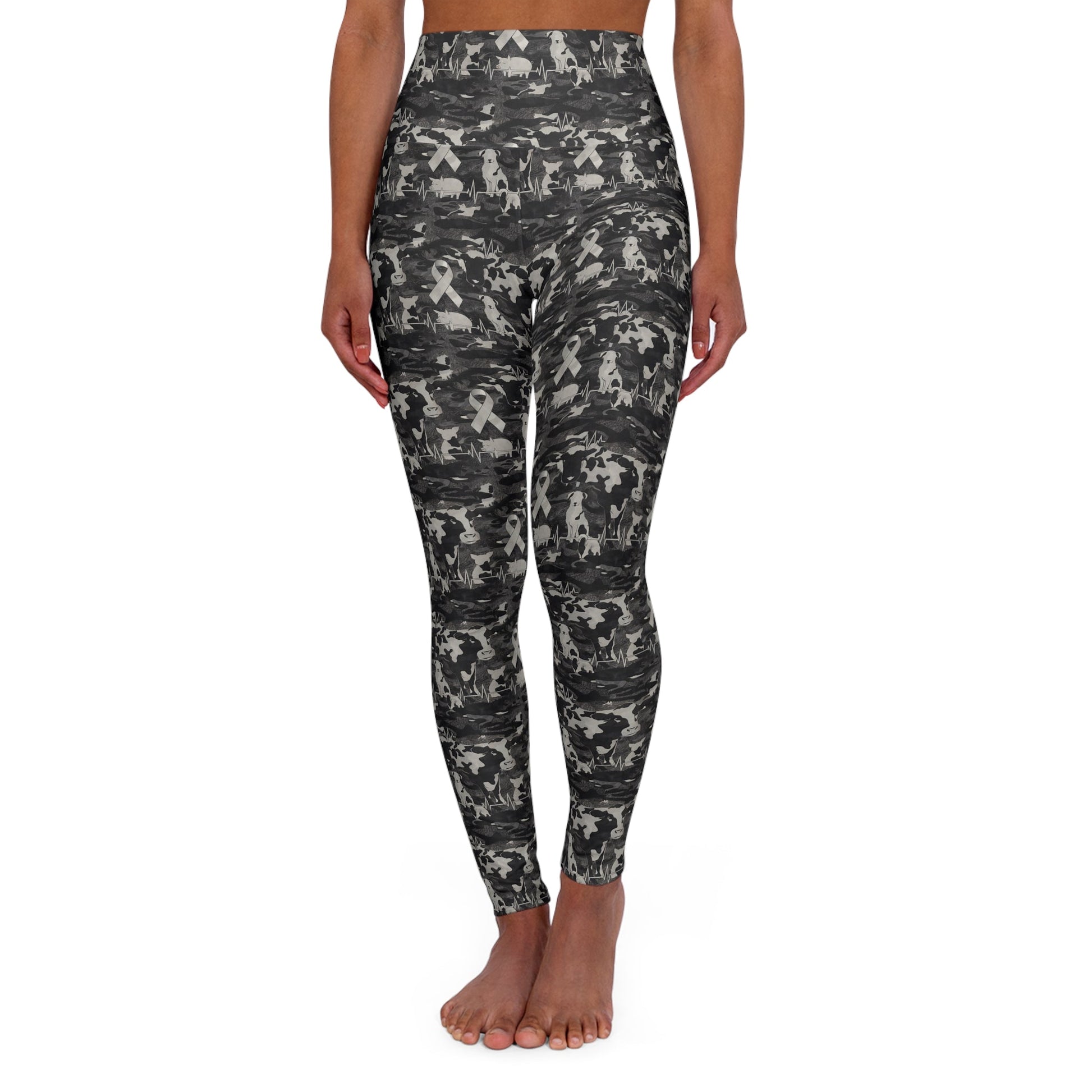 FHFE Black Camo Ultra High Rise Leggings - For Health For Ethics - XS