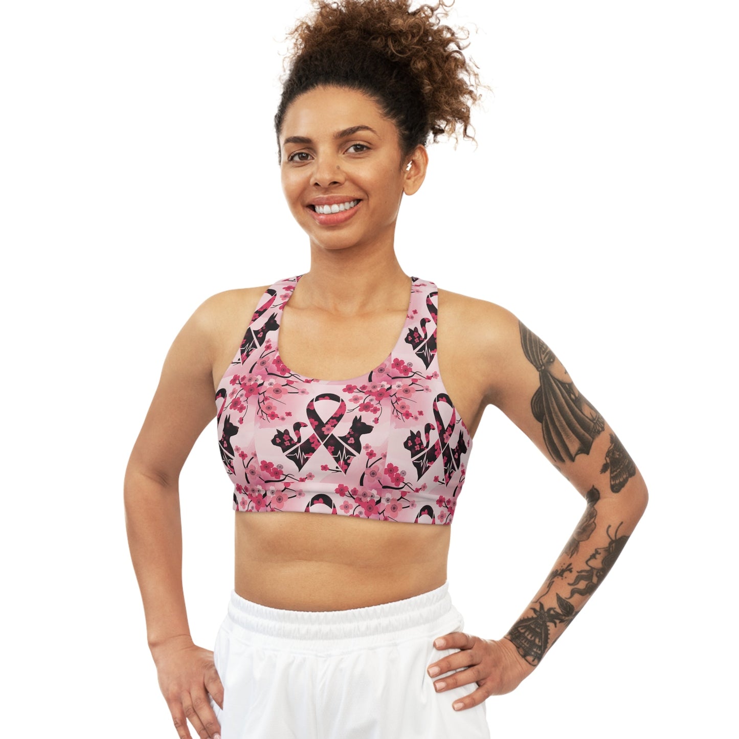 FHFE Cherry Blossom Performance Bra - For Health For Ethics - XS