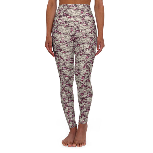 FHFE Pink Camo Ultra High Rise Leggings - For Health For Ethics - XS