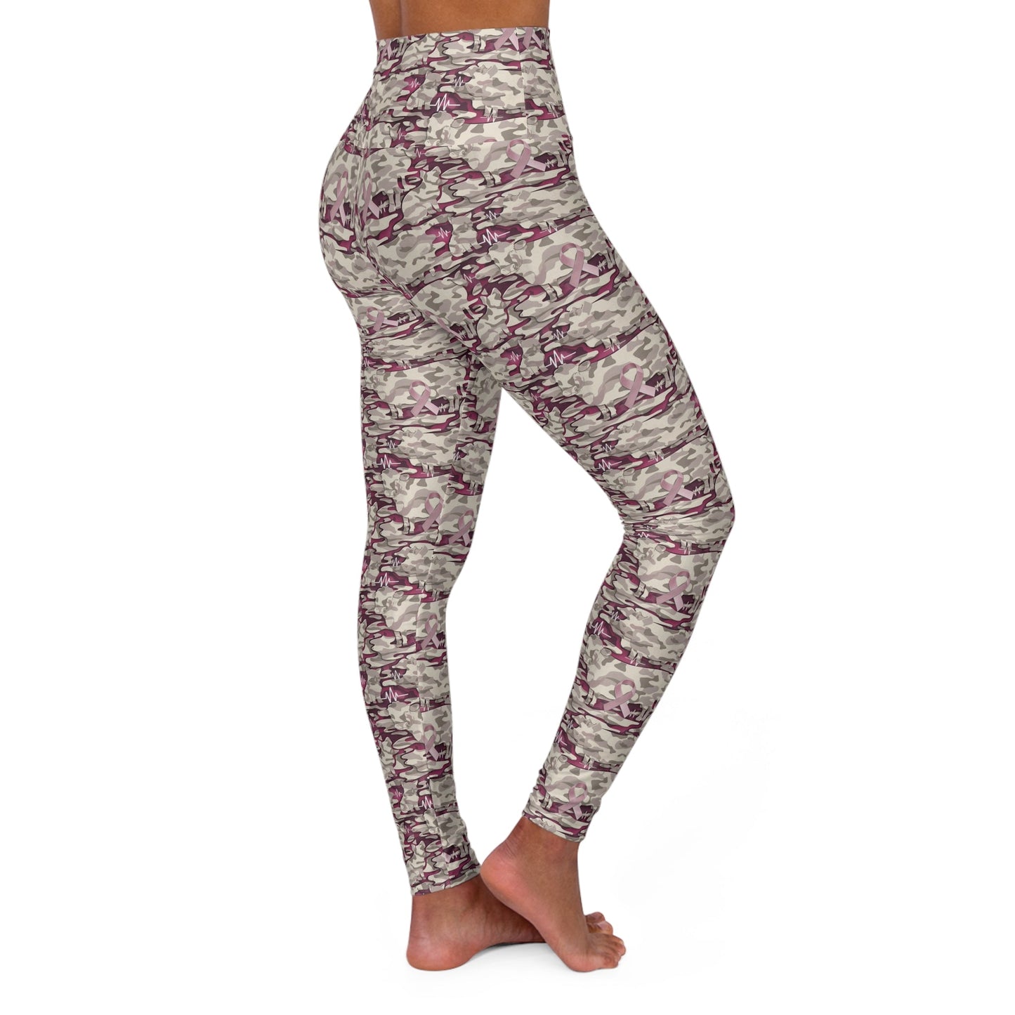 FHFE Pink Camo Ultra High Rise Leggings - For Health For Ethics - XS