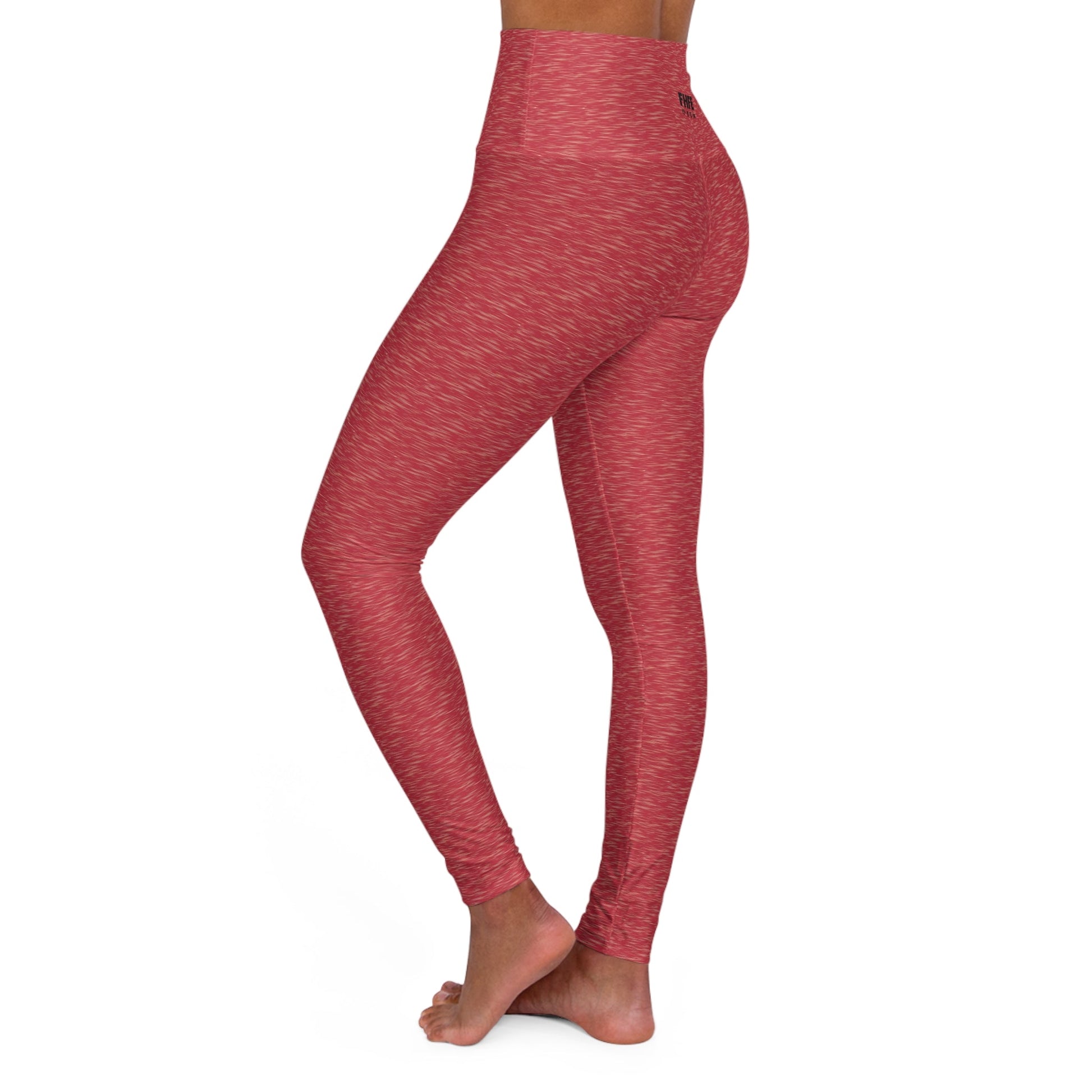 FHFE Red Marl Ultra High Rise Leggings - For Health For Ethics - XS