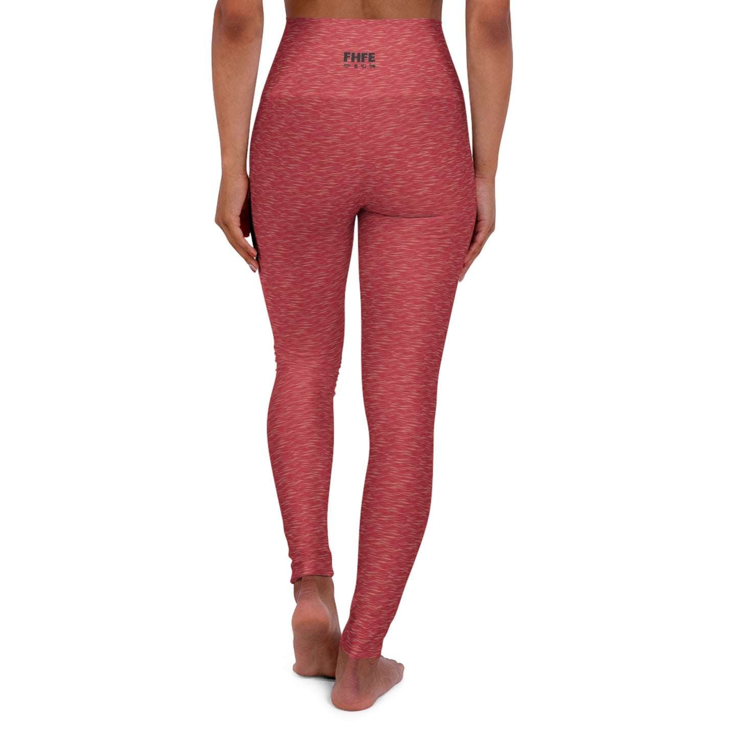 FHFE Red Marl Ultra High Rise Leggings - For Health For Ethics - XS