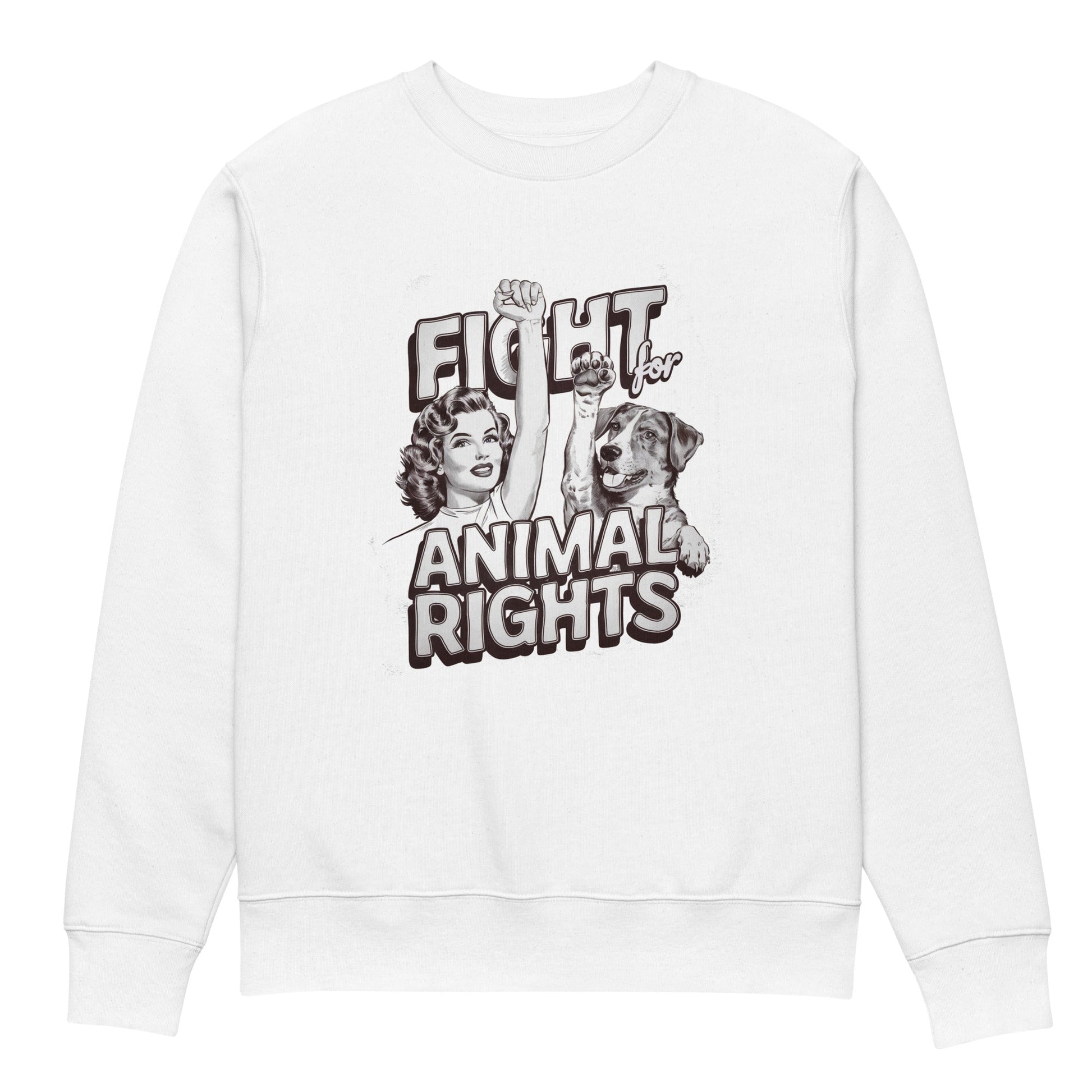 Fight for Animal Rights Sweatshirt - For Health For Ethics - S