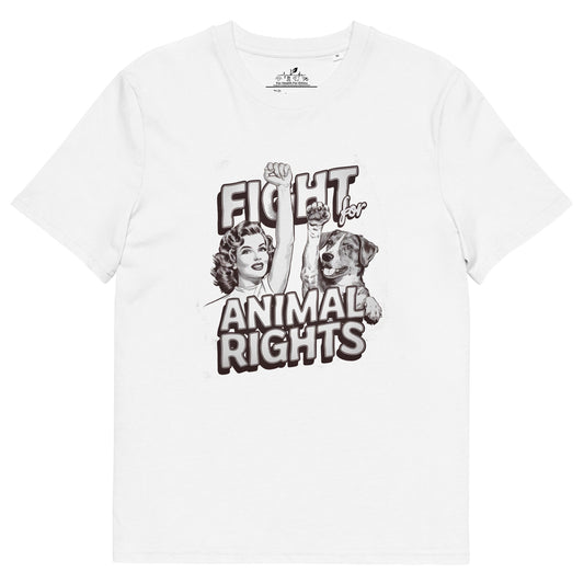 Fight for Animal Rights t-shirt - For Health For Ethics - S