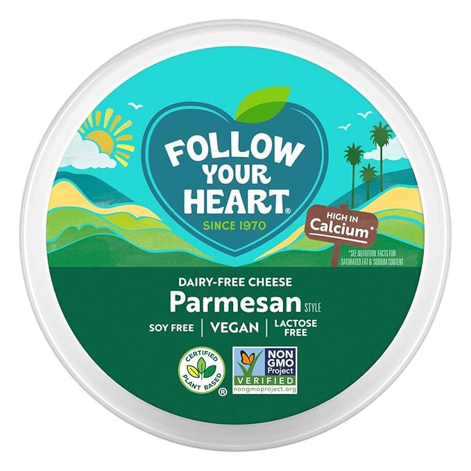 Follow Your Heart Cheese Parmesan Shredded Vegan, 4 oz - For Health For Ethics - 