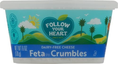 Follow Your Heart Dairy - Free Feta Crumbles, 6 OZ - For Health For Ethics - 