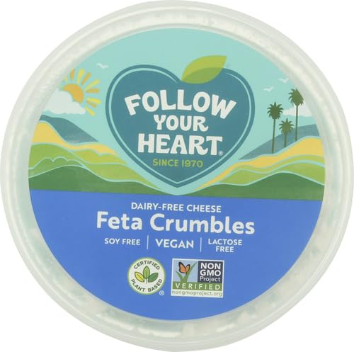 Follow Your Heart Dairy - Free Feta Crumbles, 6 OZ - For Health For Ethics - 