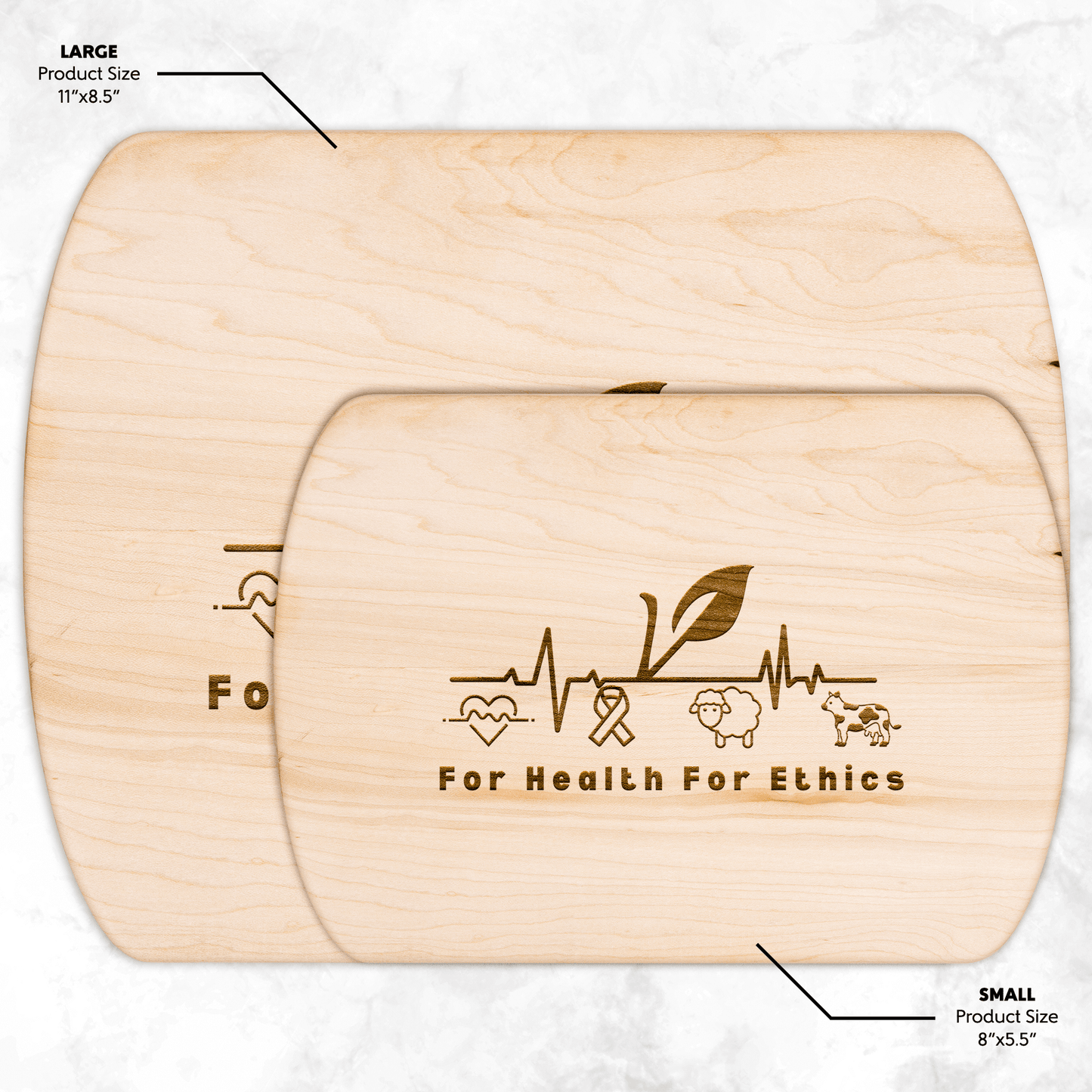 For Health For Ethics Cutting Board - For Health For Ethics - Small