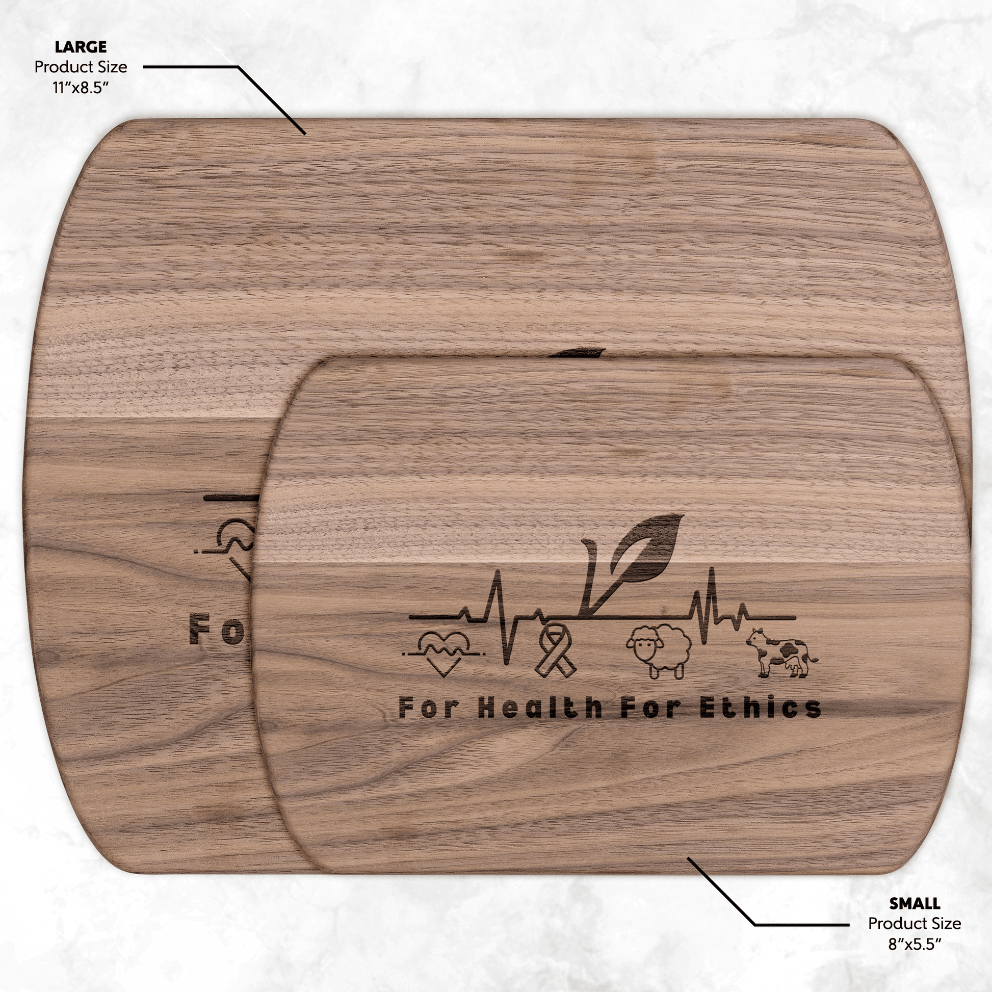 For Health For Ethics Cutting Board - For Health For Ethics - Small