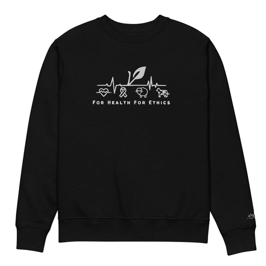 For Health For Ethics Sweatshirt - For Health For Ethics - Black