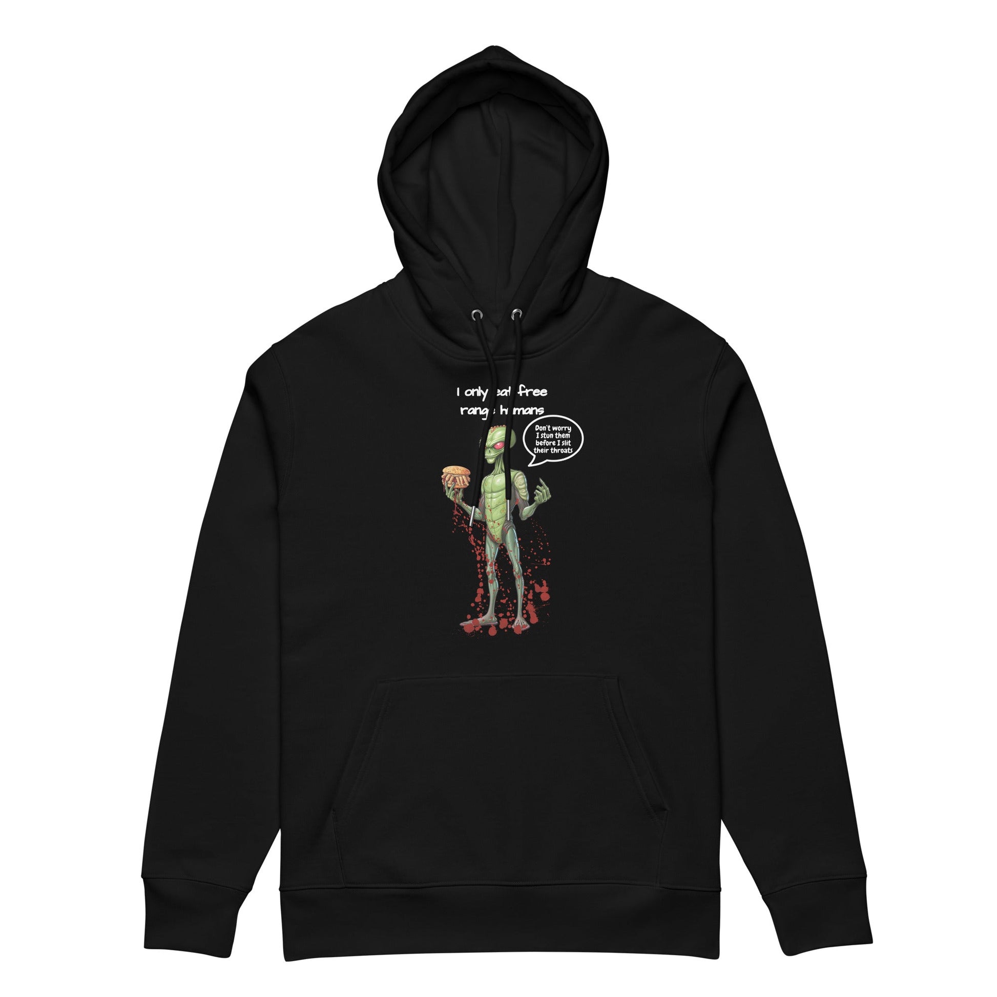 Free Range Humans hoodie - For Health For Ethics - Black