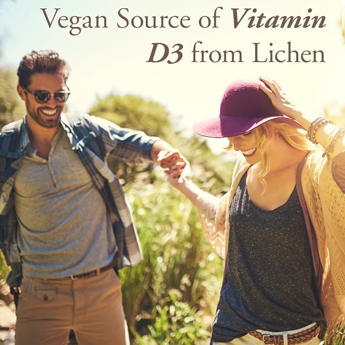 Garden of Life Organics Vegan Vitamin D3 for Women and Men, Liquid 1000 IU Per Spray, D3 Plus Omegas - Vanilla Flavor - 125 Servings - 2fl oz Liquid Whole Food D3 Vitamin Supplement - For Health For Ethics - 