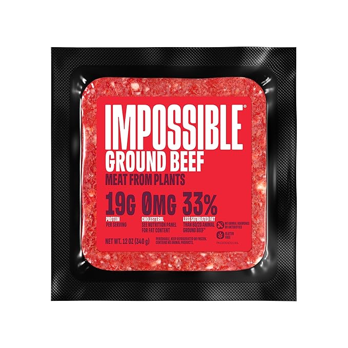 Impossible™ Beef Made From Plants, Ground, 12 oz, Plant Based - For Health For Ethics - 