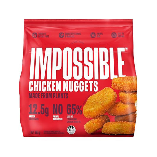 Impossible™ Chicken Nuggets Made From Plants, Frozen, Fully Cooked,13.5 oz - For Health For Ethics - 