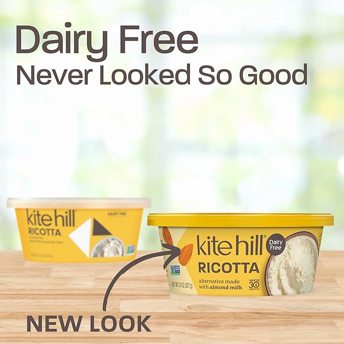 Kite Hill Ricotta, cheese, 8 Ounce - For Health For Ethics - 