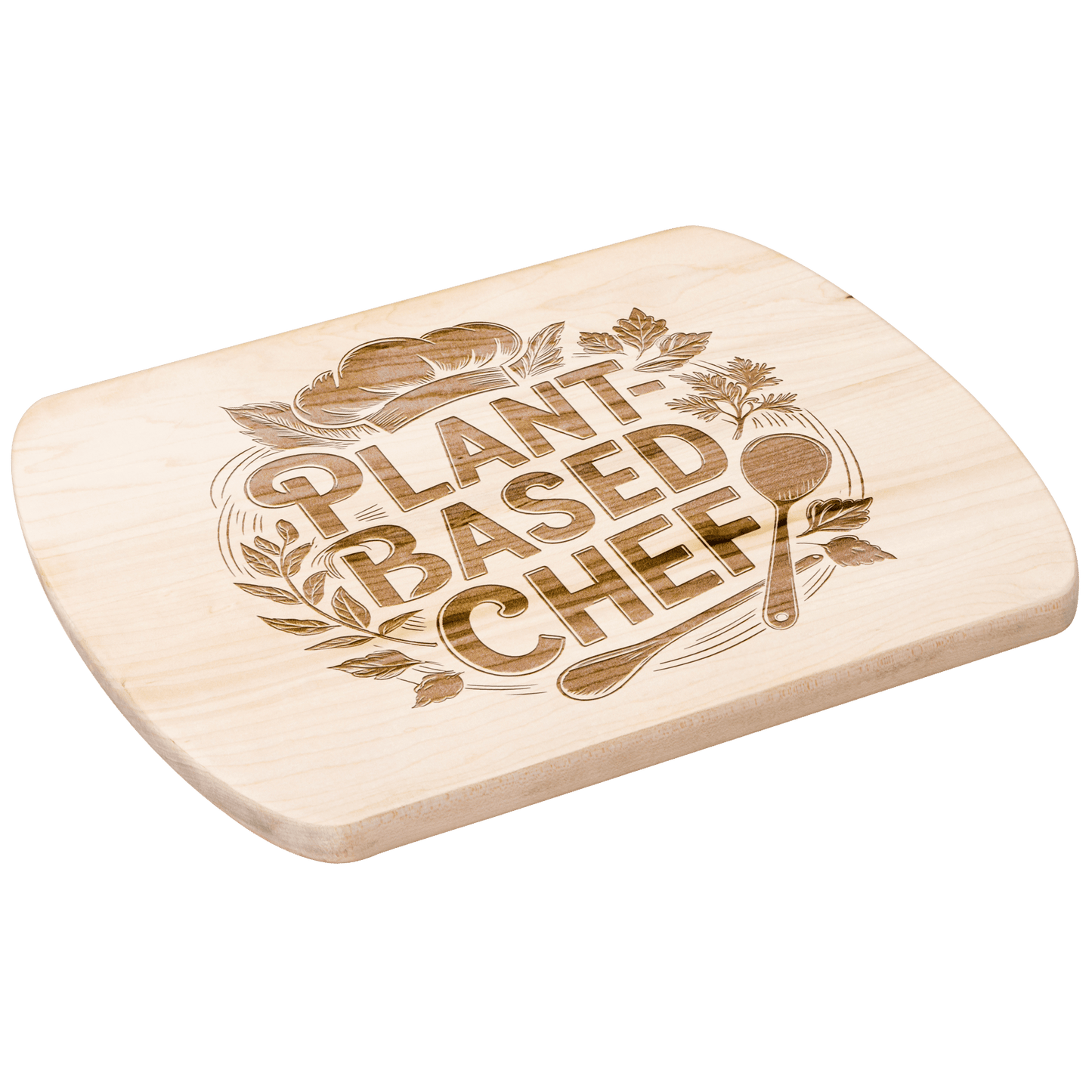 Plant - Based Chef Cutting Board - For Health For Ethics - Small