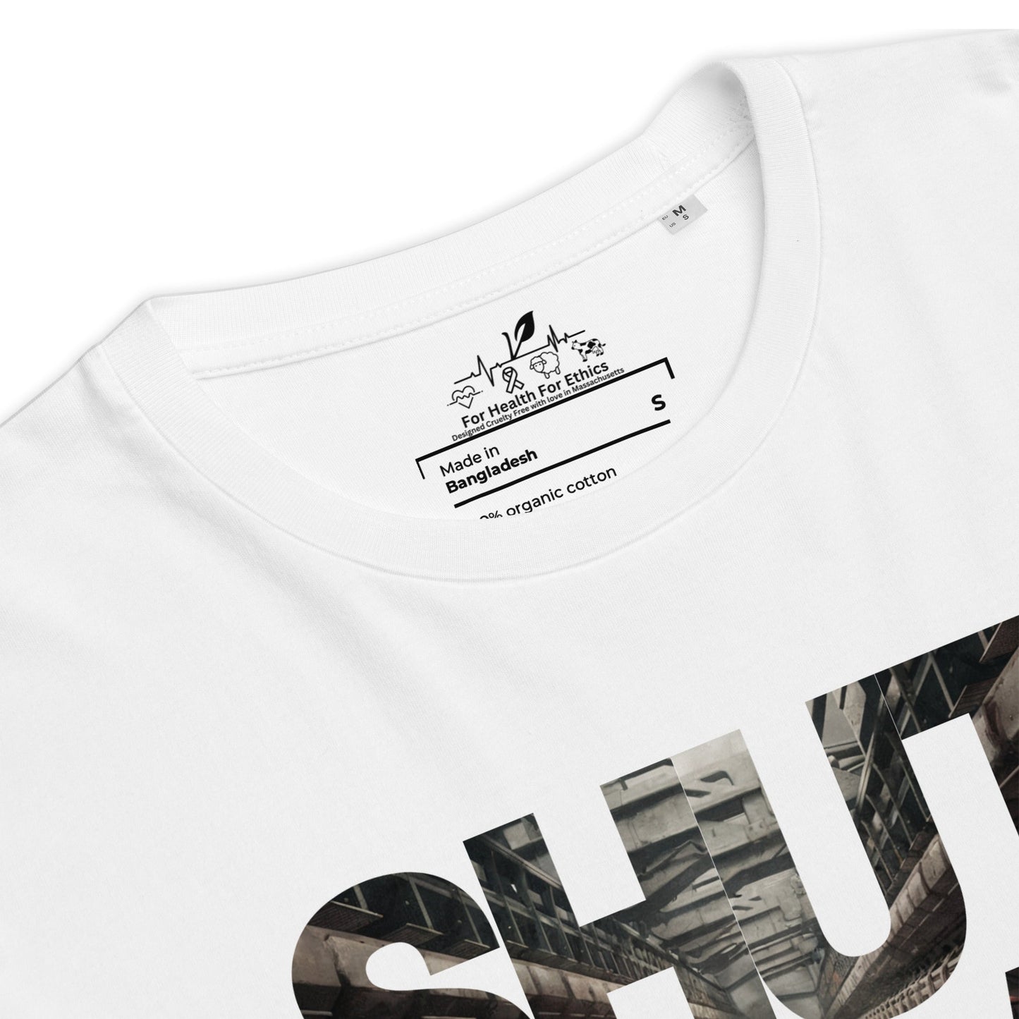 Shut em Down T-shirt - For Health For Ethics - S